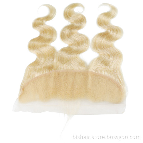 Wholesale 613 Blonde Brazilian Natural Wave 100% Real human Hair Hair Unprocessed Body Wave Brazilian Real Hair Extension Offer